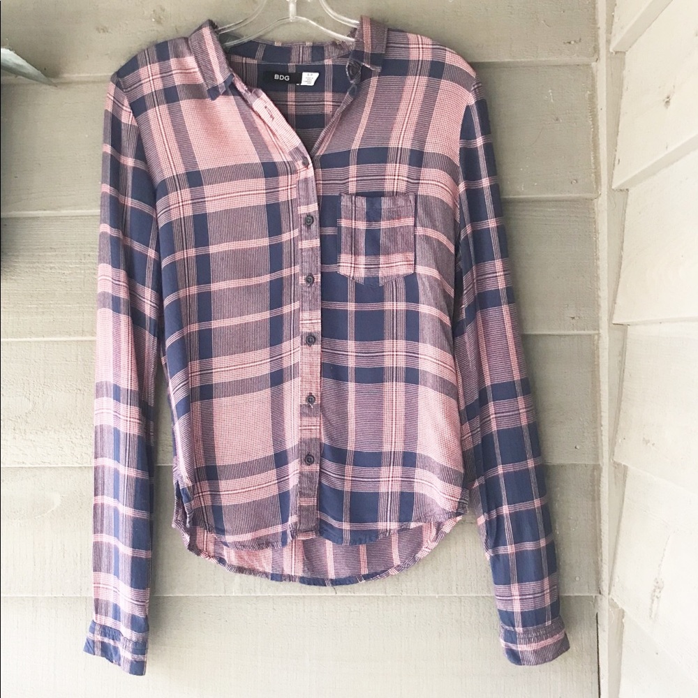 Urban Outfitters BDG Plaid Button Down